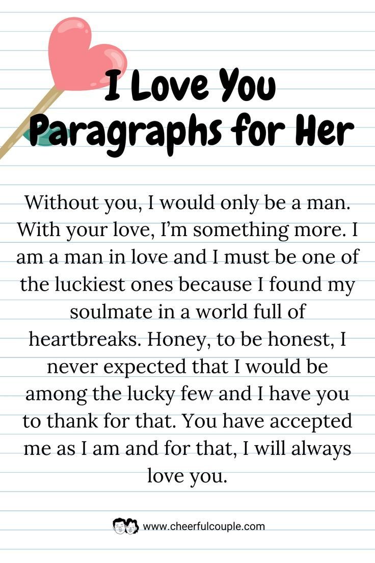 How to Write the Perfect Paragraph for Her: Expressing Love and Appreciation